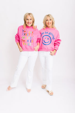 Happy Hour Reversable Sweatshirt