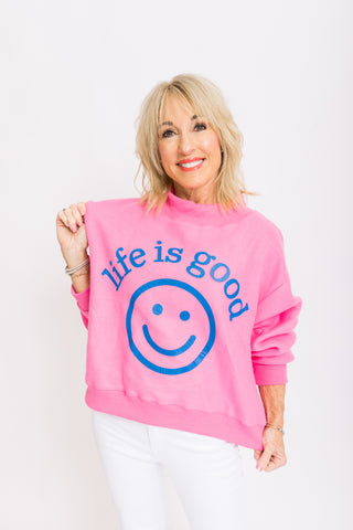 Happy Hour Reversable Sweatshirt