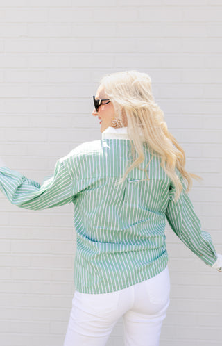Dockside Brunch Top, GREEN