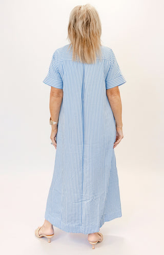 Sweet Spring Midi Dress, BLUE