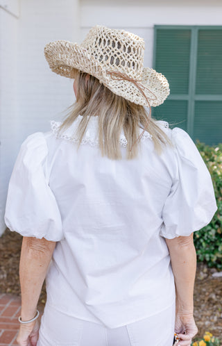 City Poise Blouse, OFF WHITE