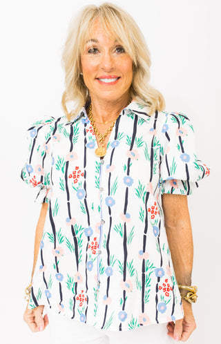 Floral Shop Top