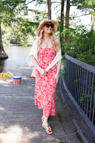 ZSUPPLY:  Charisma Ona Floral Midi Dress