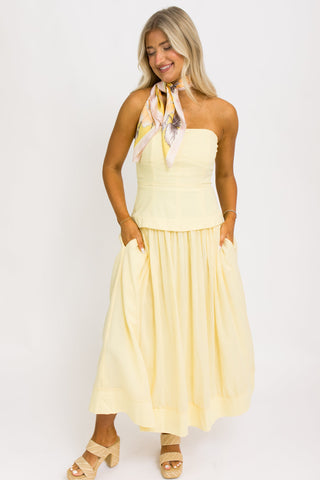 Sunlit Romance Dress, CANARY