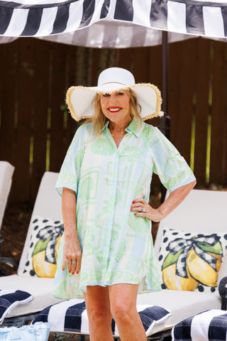 Shell Coast Love Dress, KIWI LIME