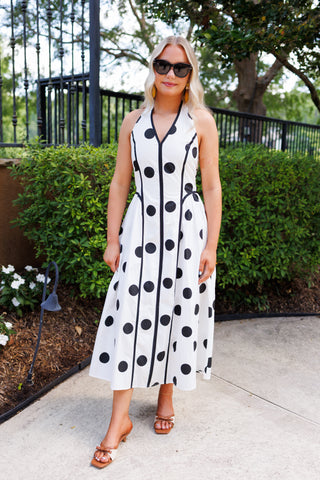 Spotted Beautifully Midi Dress