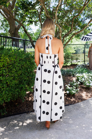 Spotted Beautifully Midi Dress
