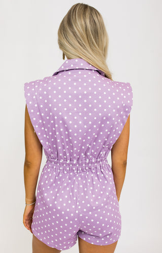 Kickoff Cutie Romper, PURPLE