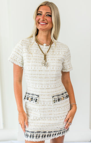 ENDLESS ROSE: Bold Intention Mini Dress