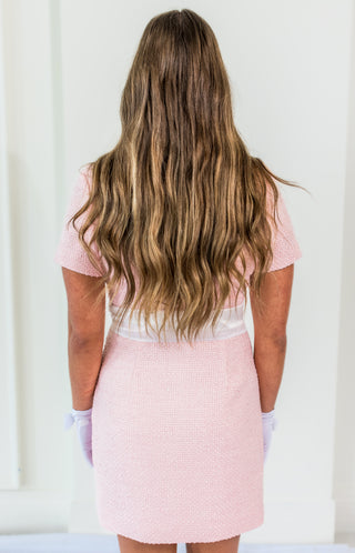 ENDLESS ROSE: Pink Promise Mini Dress