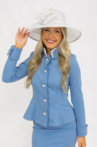 Kentcuky Belle Jacket, LT BLUE