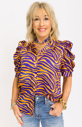Geaux Tigers Blouse