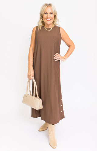 Wanderlust Maxi Dress, ESPRESSO