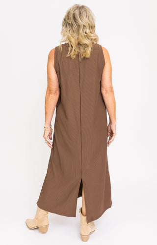 Wanderlust Maxi Dress, ESPRESSO