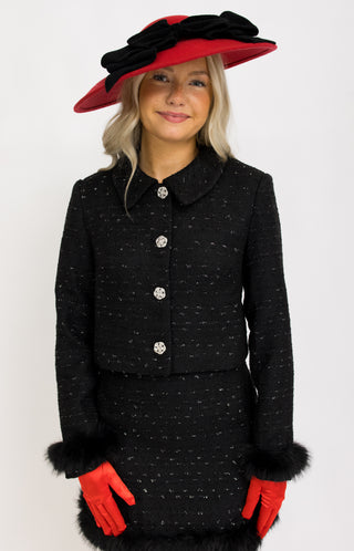 Refined Luxe Jacket, BLACK