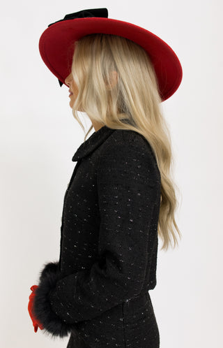 Refined Luxe Jacket, BLACK