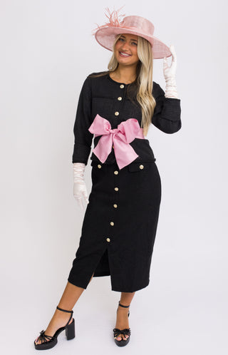 Blackout Beauty Midi Dress
