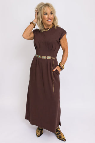 Western Whisper Midi Dress