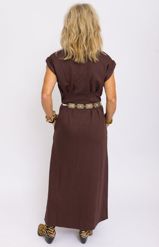 Western Whisper Midi Dress
