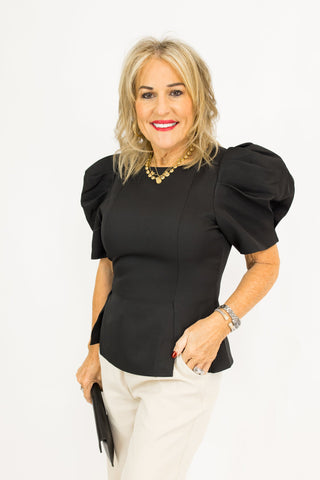 Power Move Top, BLACK