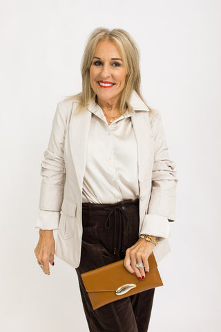 Board Room Blazer, ECRU