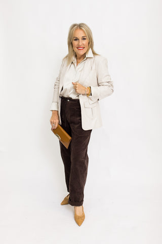Board Room Blazer, ECRU