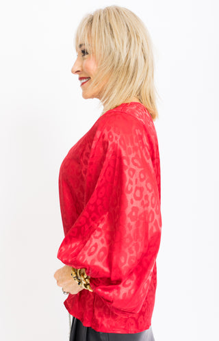 Wild Night Blouse, RED
