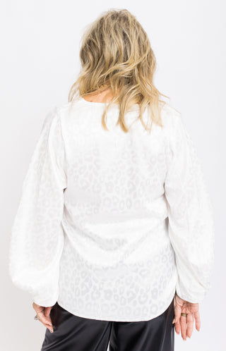 Wild Night Blouse, OFF WHITE