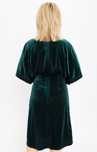Tinsel Winter Dress, GREEN
