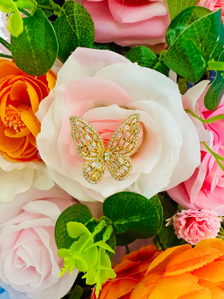 TREASURE JEWELS: Big Butterfly Ring