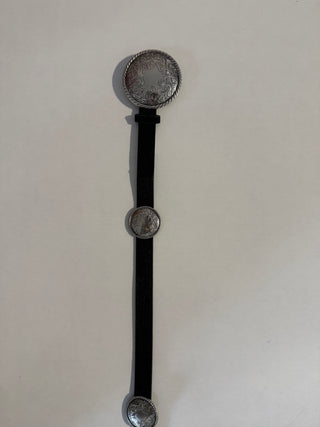 Big Stepper Belt, SILVER BLACK