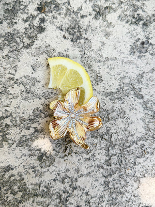 Gilded Bloom Earring