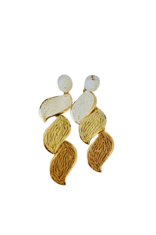 Tidal Twist Earring, KHAKI