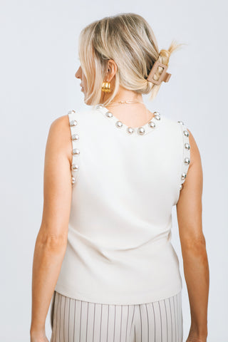 Belmont Top, ECRU