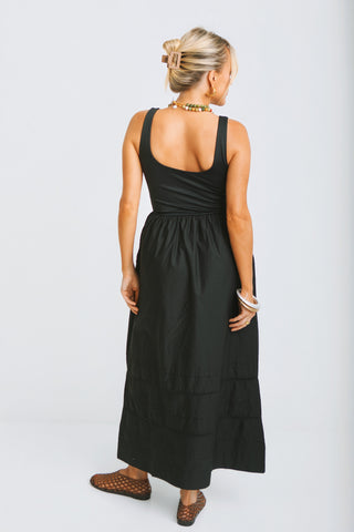 ZSUPPLY: Johanna Midi Dress, BLACK
