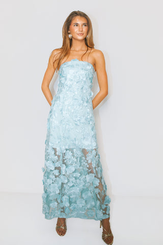 ENDLESS ROSE:Genevieve Maxi Dress, ICEY BLUE