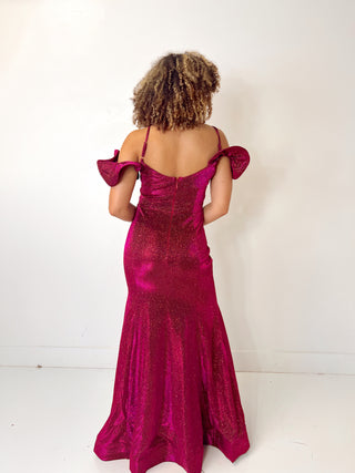 Lady Of The Night Dress, WINE
