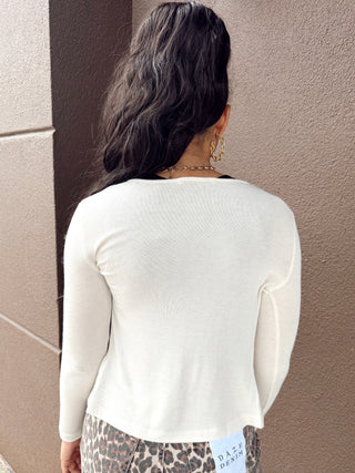 Simply Luxe Cardigan, ECRU