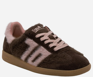BACK 70: MOHAIR SNEAKER, COFFEE PINK
