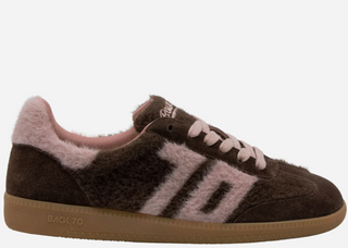 BACK 70: MOHAIR SNEAKER, COFFEE PINK