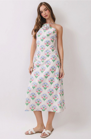 Pink Palms Dress