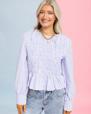 Soft Intention Blouse, LAVENDER