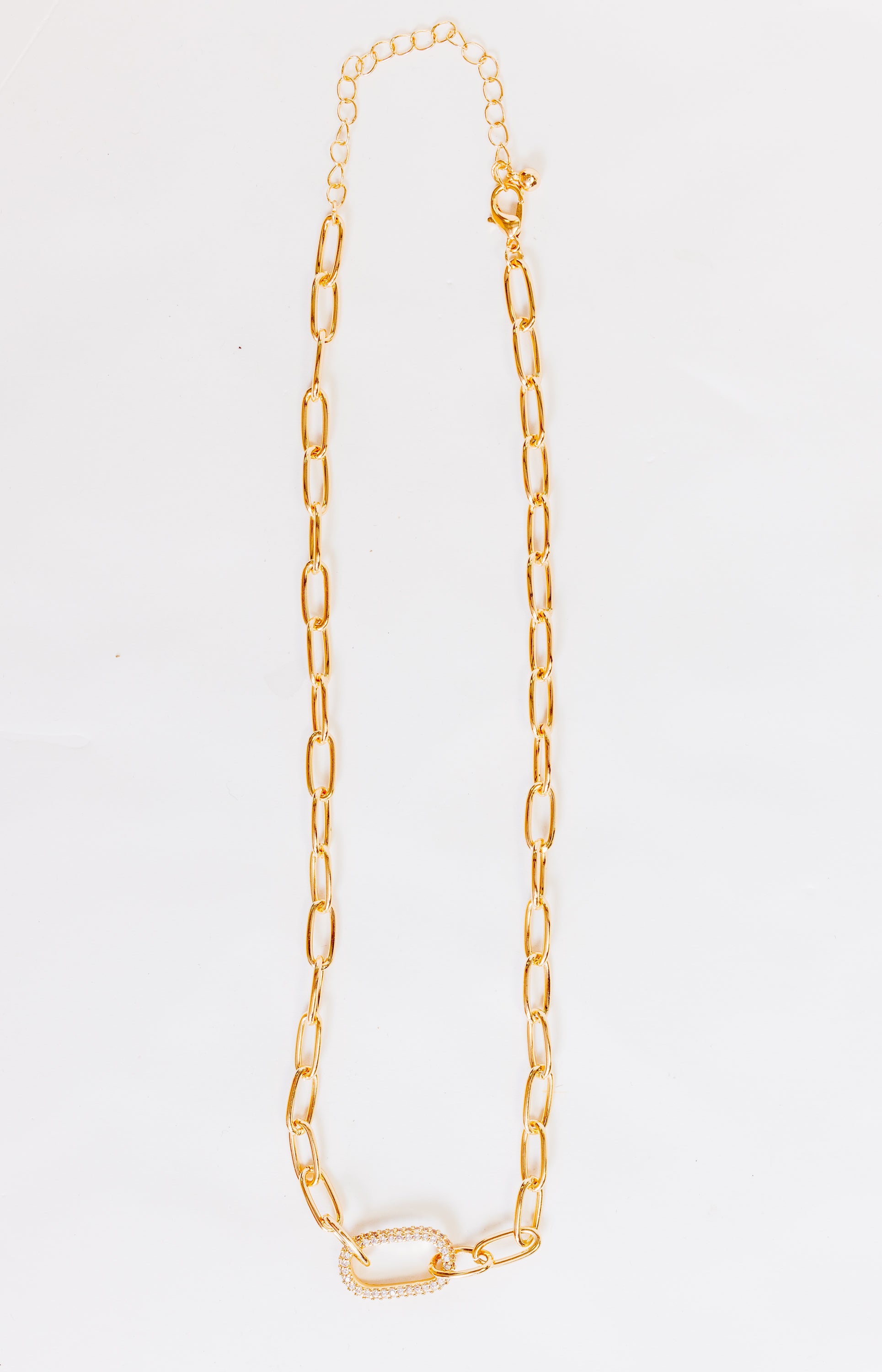 Chain Link Necklace, GOLD