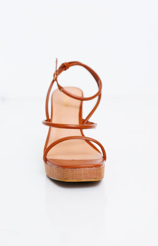 Angel Girl Heel, CHESTNUT - HerringStones