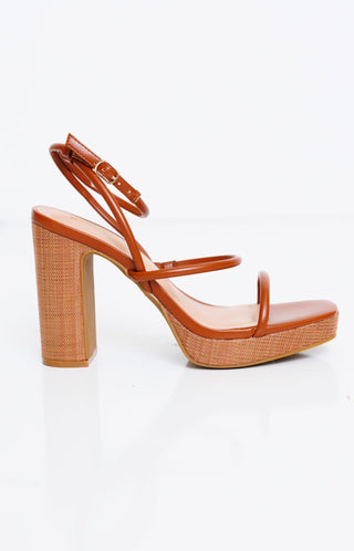 Angel Girl Heel, CHESTNUT - HerringStones