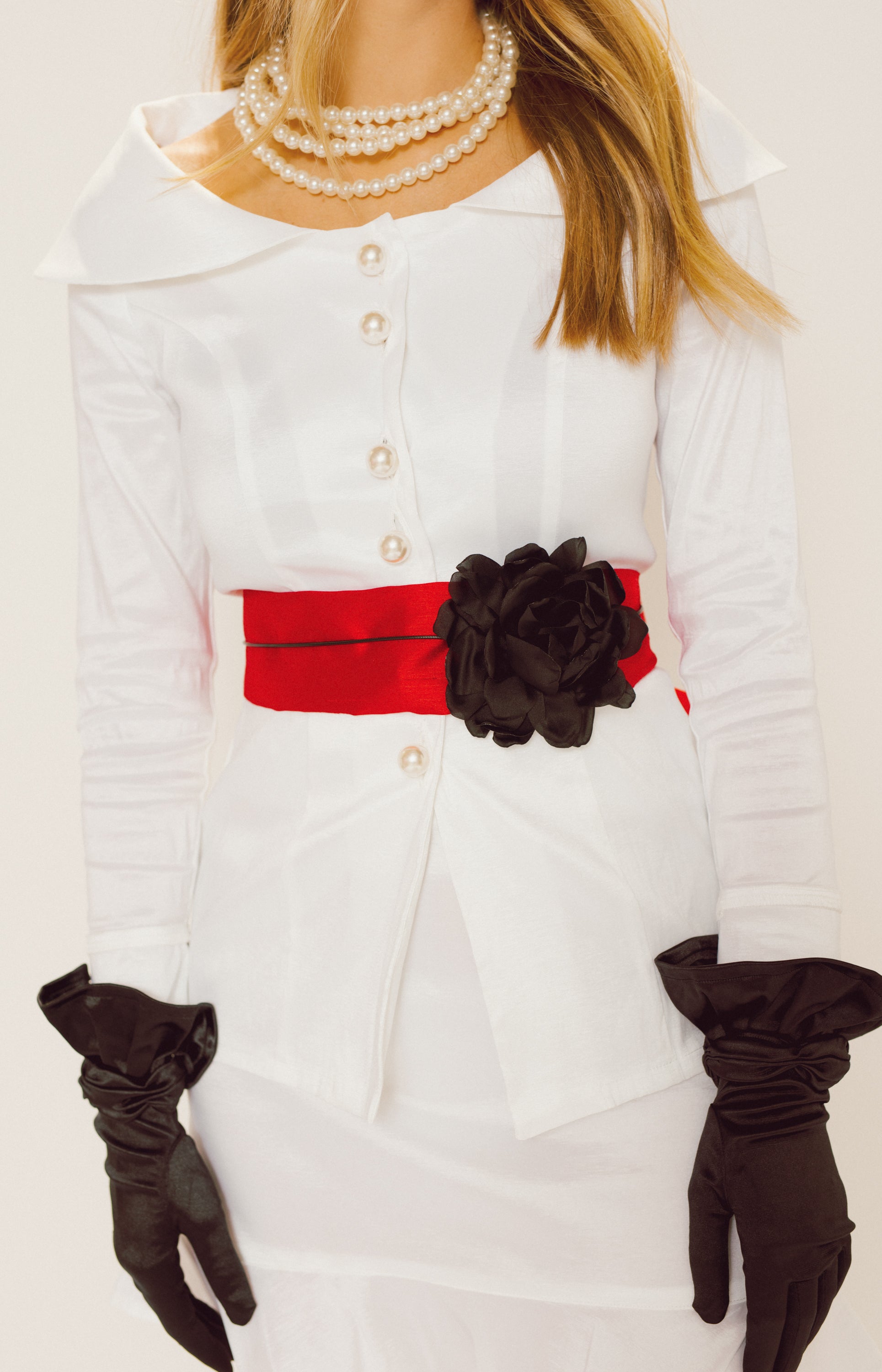 Adorned Suit Jacket, WHITE
