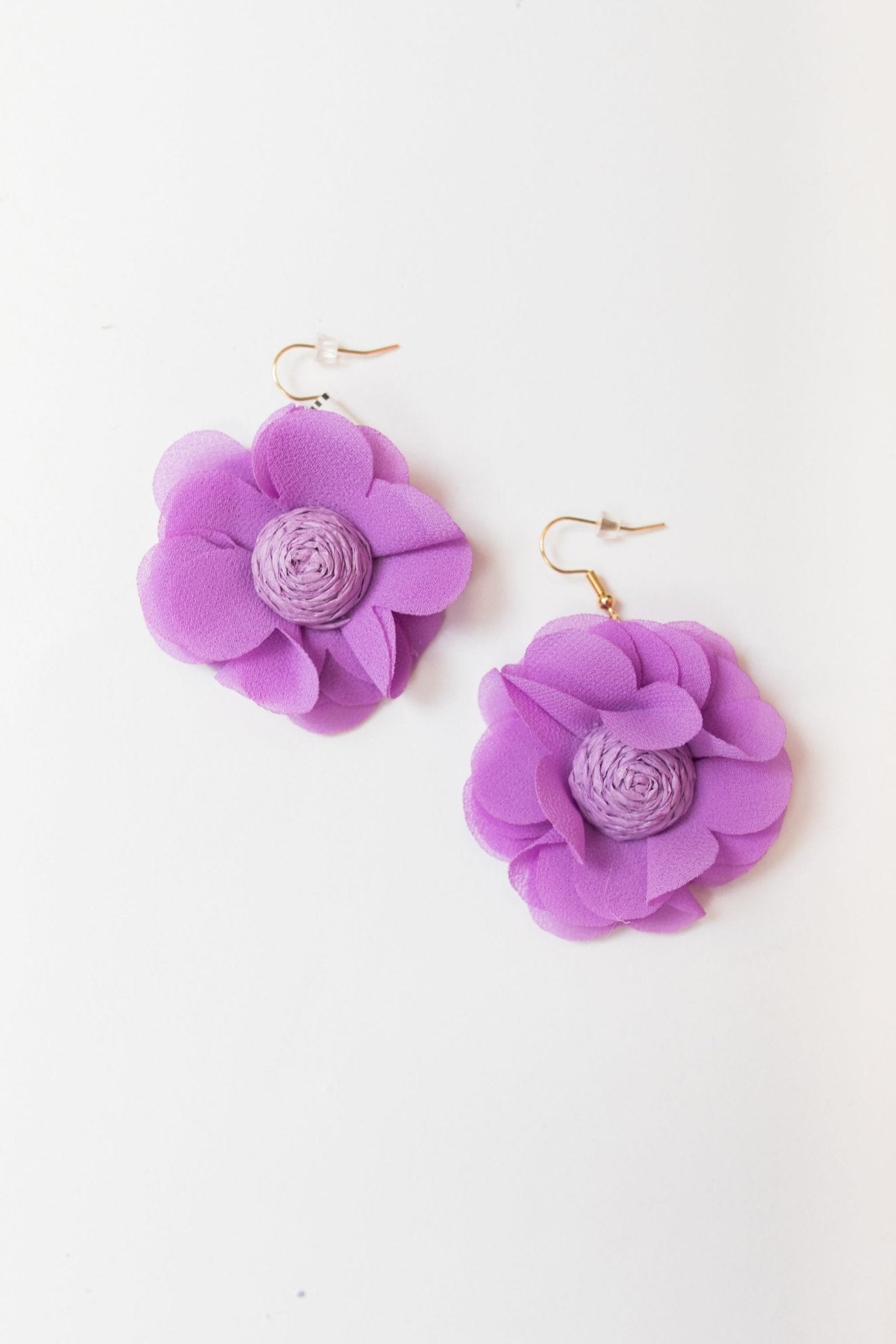 Bloom Season Earrings, PURPLE - HerringStones