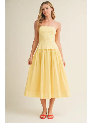 Sunlit Romance Dress, CANARY