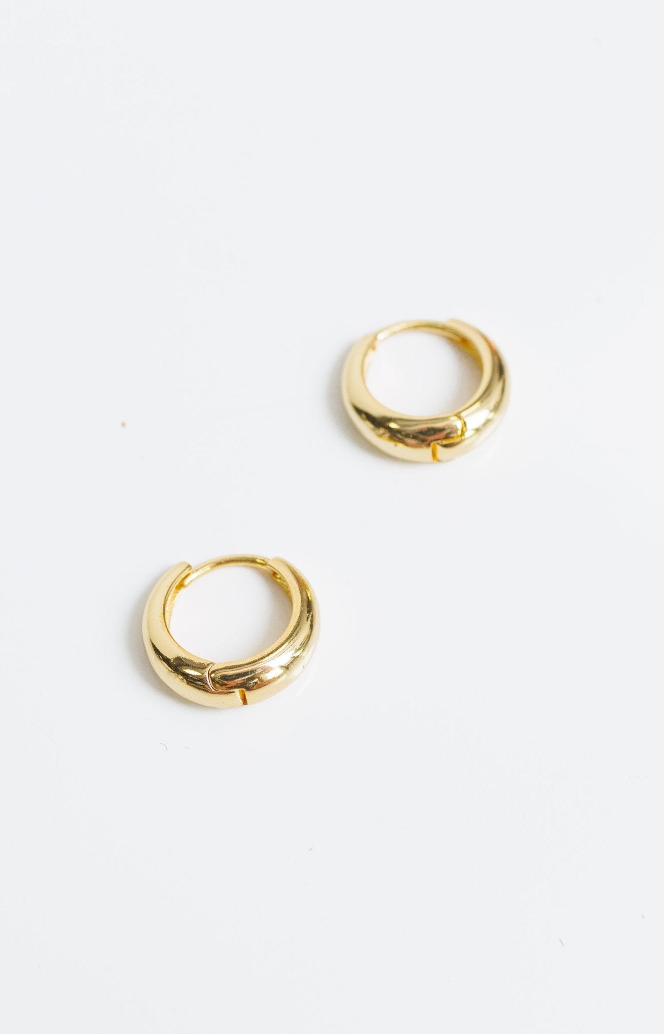 Crazy Love Mini Huggie Earrings, GOLD - HerringStones