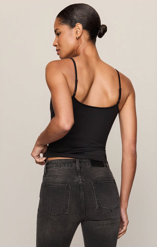 Z SUPPLY: Luxe Smooth Essential Tank, BLACK
